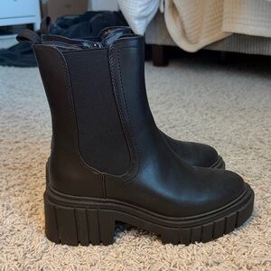 Target Black Platform Ankle Boots